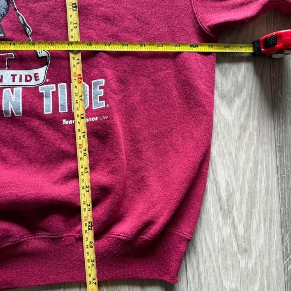 Vintage Alabama Crimson Tide Sweatshirt Men's XXL Red Vintage 90s Crewneck - Picture 4 of 6
